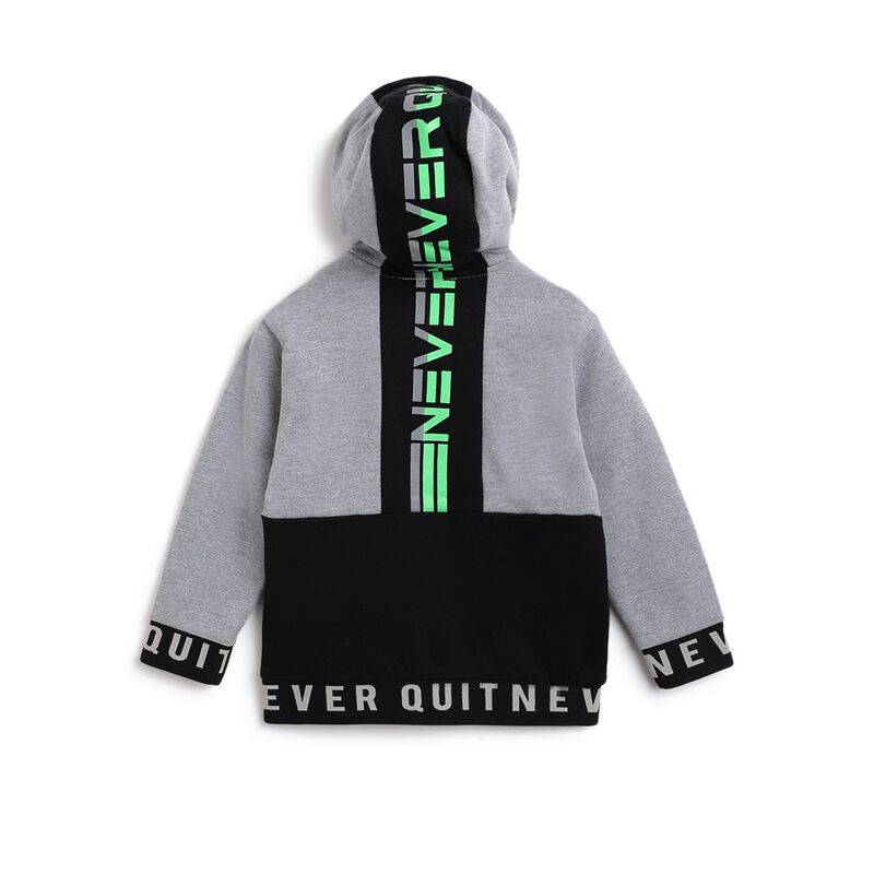 Printed Front Open Tracksuit With Hood  (2Pc) image number 1